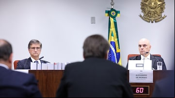 SESSAO STF ALEXANDRE DE MORAES JAIR BOLSONARO. Foto: Antonio Augusto/ST