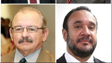 Desembargadores Alexandre Aguiar Bastos, Marcos José de Brito Rodrigues, Sideni Soncini Pimentel e Vladimir Abreu da Silva são investigados na Operação Ultima Ratio. Foto: OAB-MS, Tribunal de Justiça de Mato Grosso do Sul e Assembleia Legislativa de MS